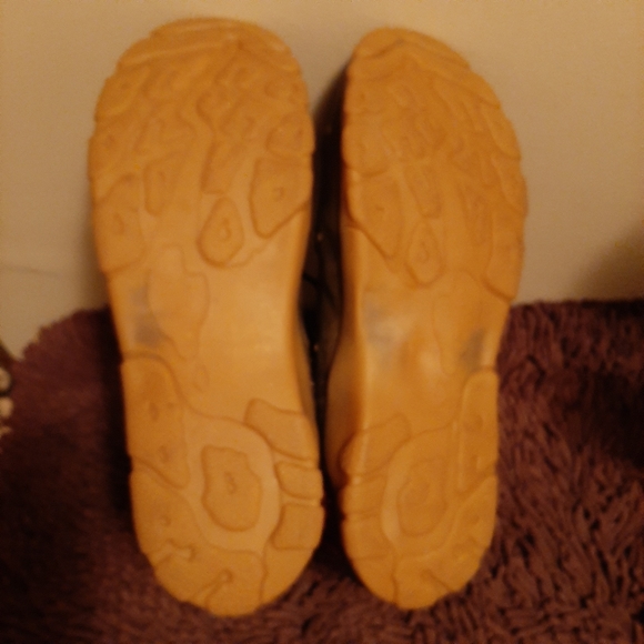 Sz 11 embroidered green canvas ankle booties SOLD ON TITLE - Picture 2 of 2